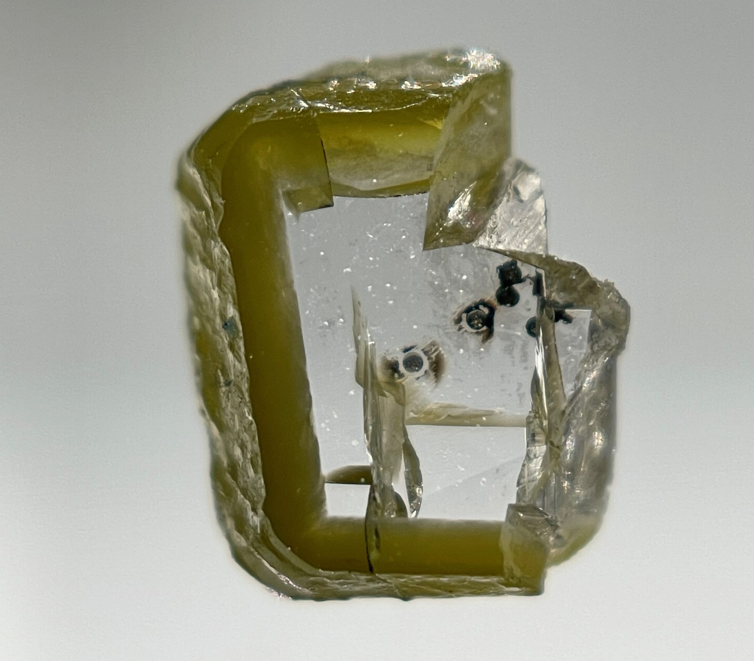 Davemaoïte dans ce diamant du Botswana