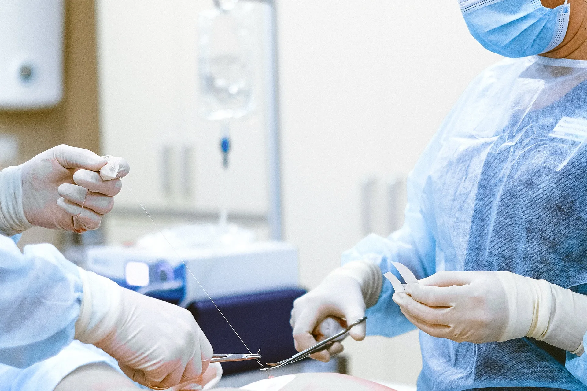 Intervention chirurgicale dans un hôpital