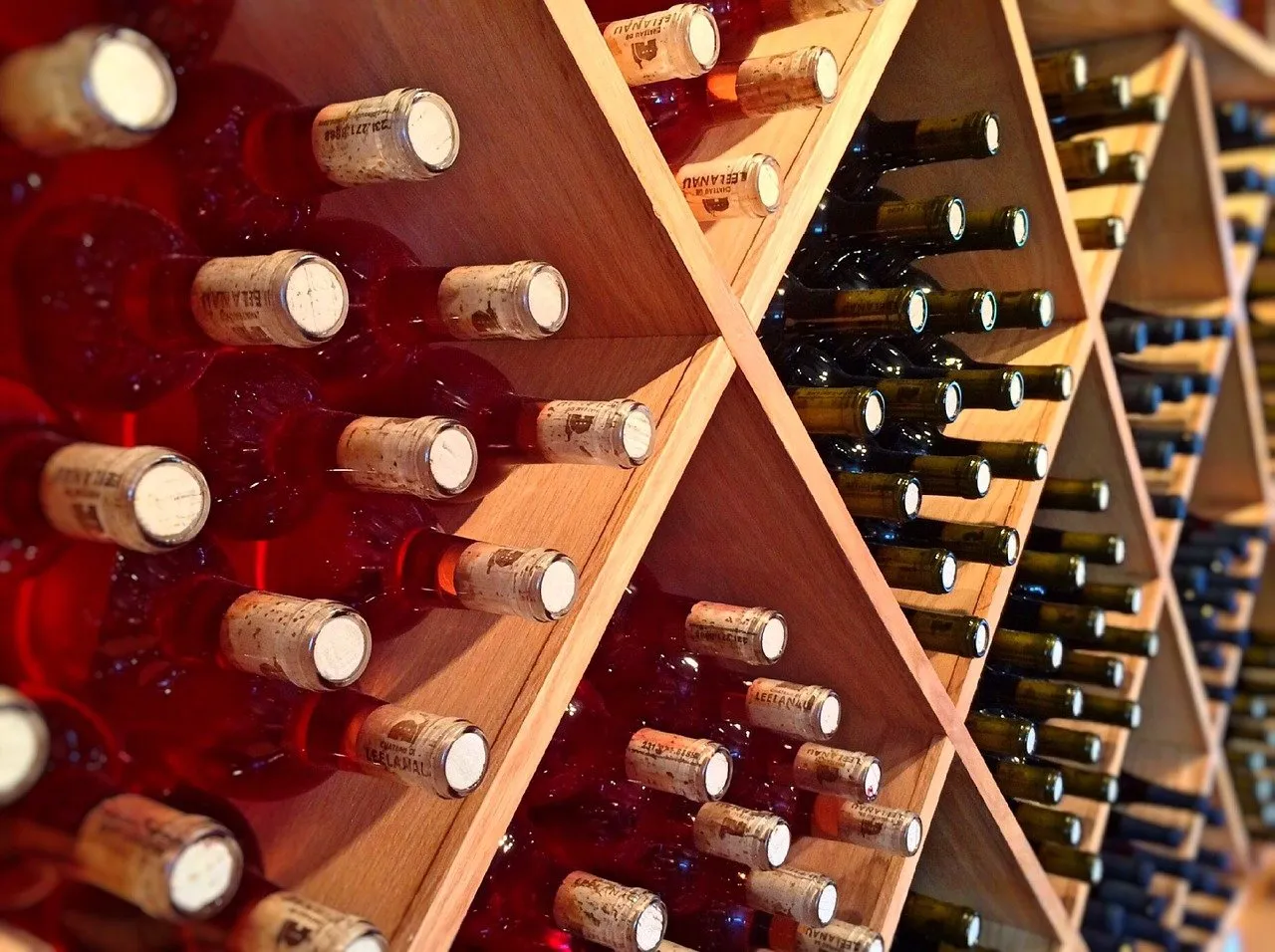 Bouteilles de vin