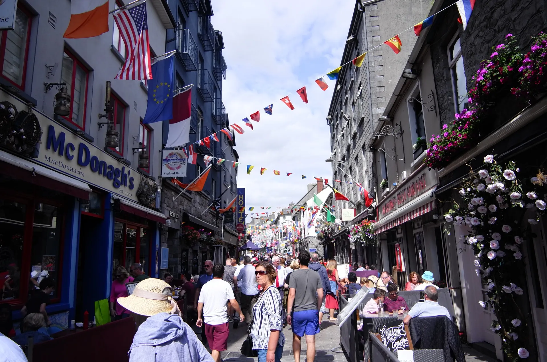 rue de Galway en Irlande