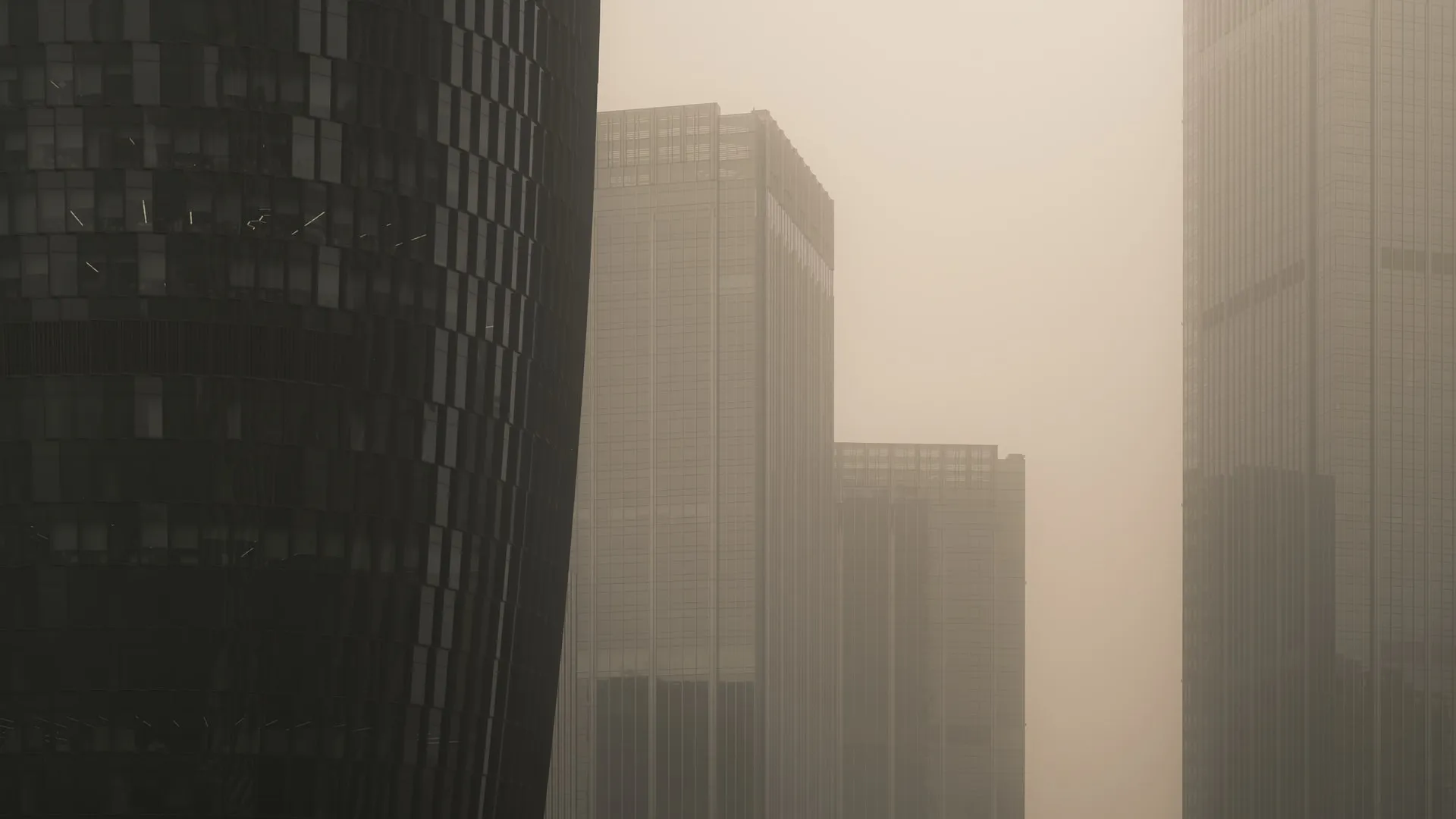 Air pollué à Pékin
