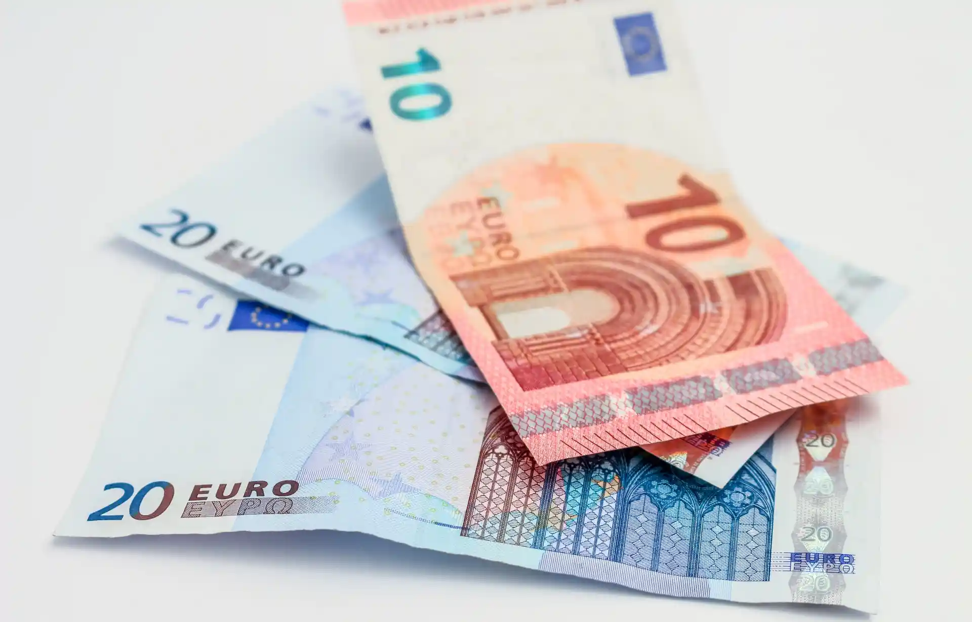 Euro banknotes