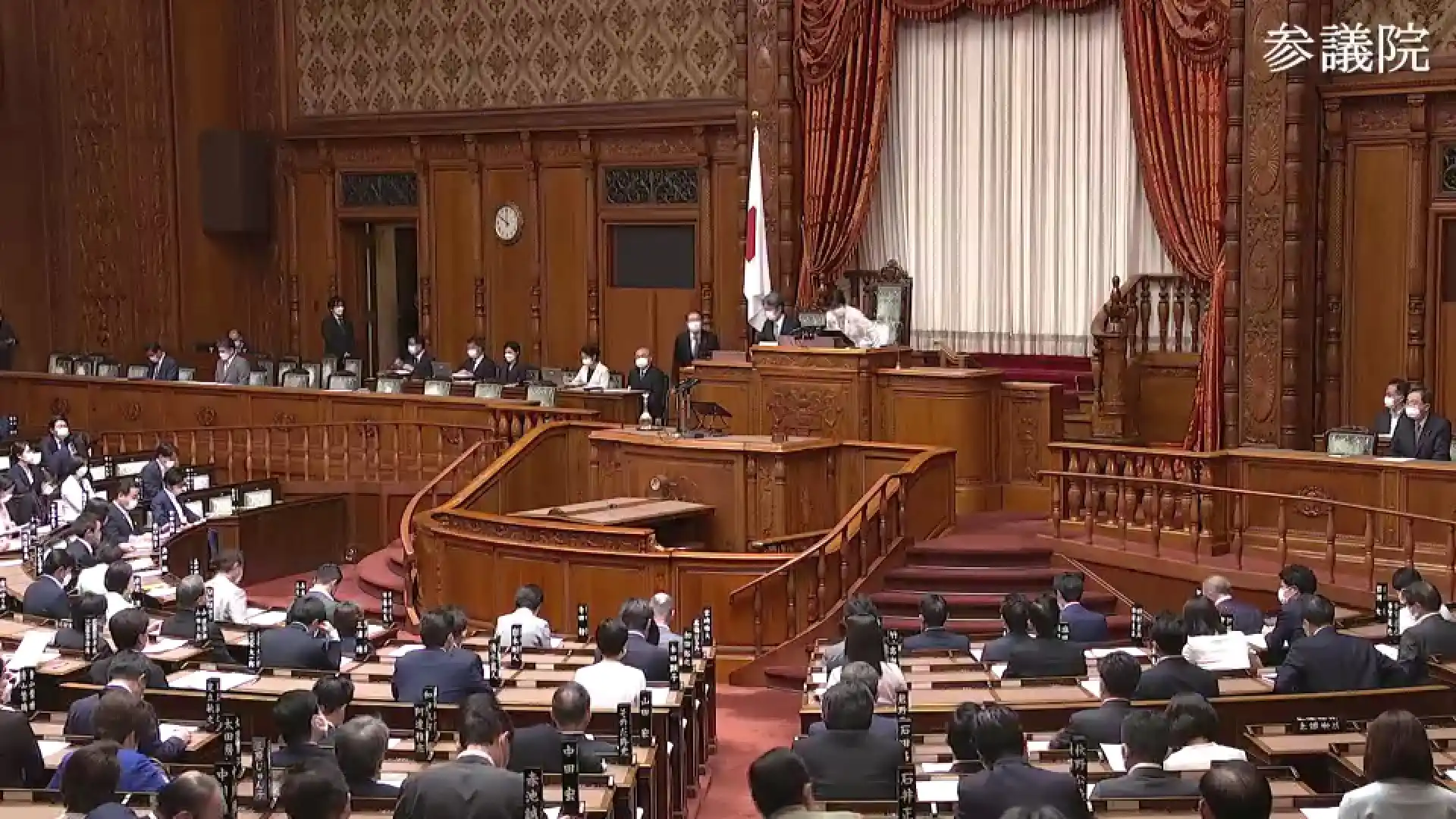 House of Councillors of Japan on June 13 that voted the law against online insults