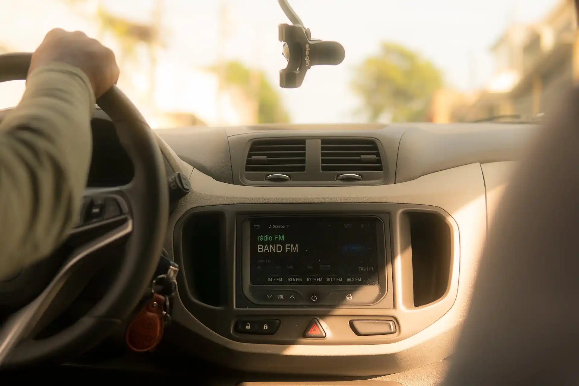Air conditioning car uber vtc